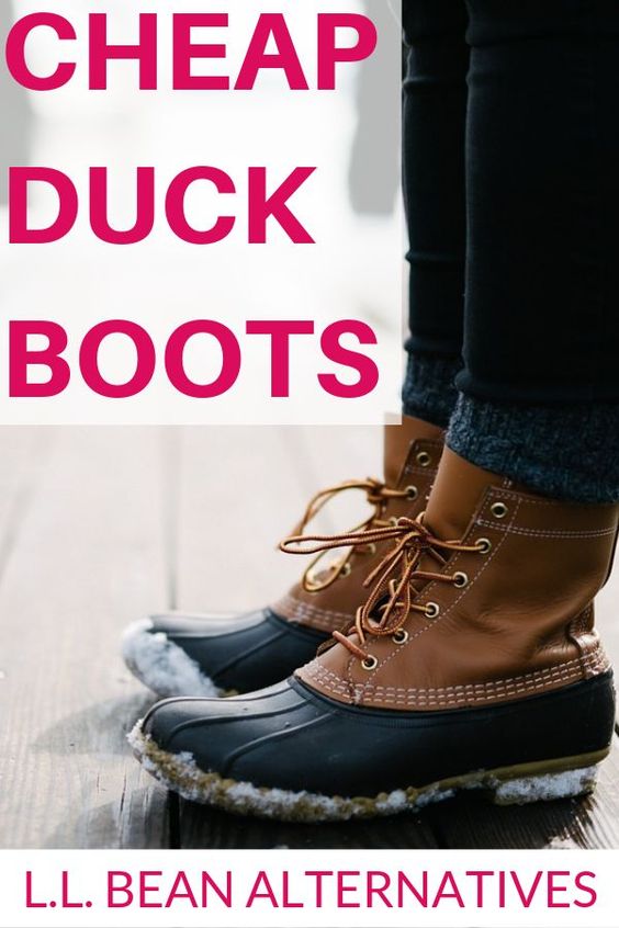 7 of the BEST Cheaper Duck Boots: Alternatives to L.L. Bean Boots ...