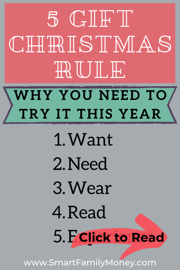 5 Gift Rule for Christmas: Why You Need To Try It - Smart Family Money